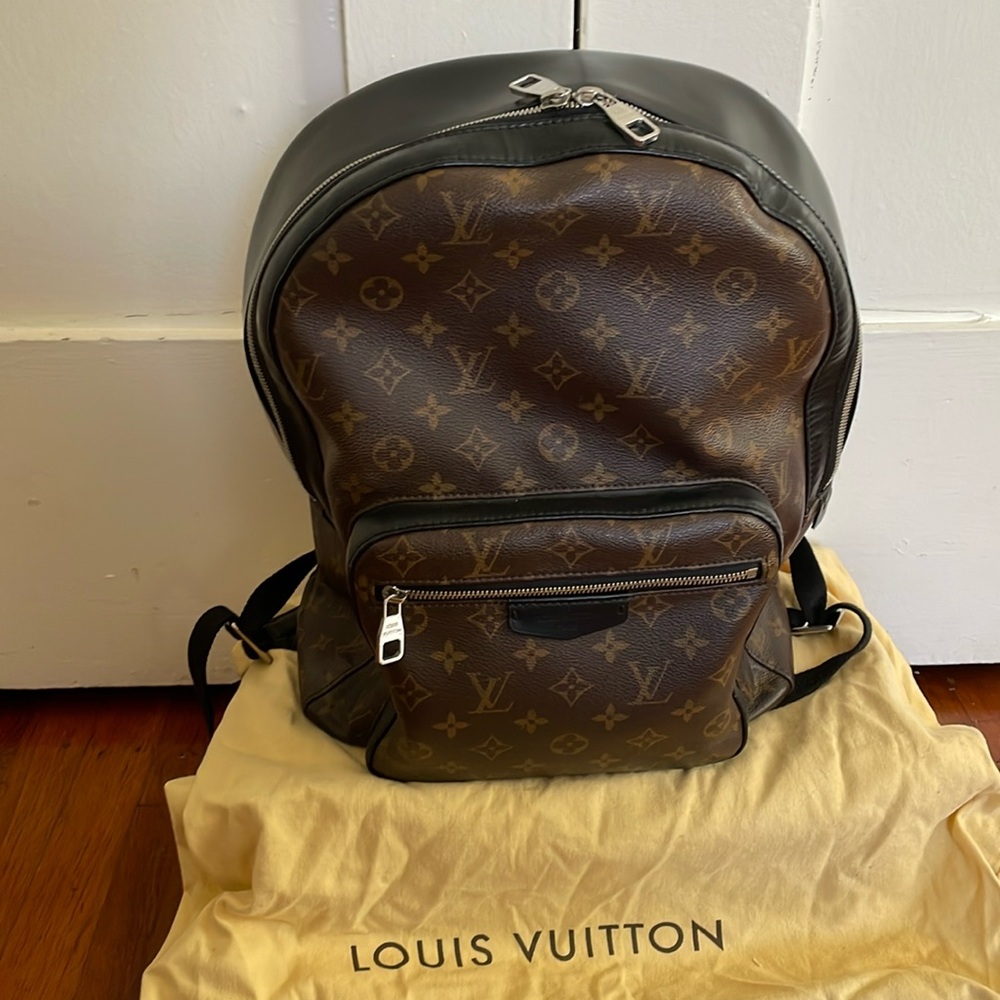 Louis Vuitton - Bags- Josh Backpack Macassar Monogram Canvas
